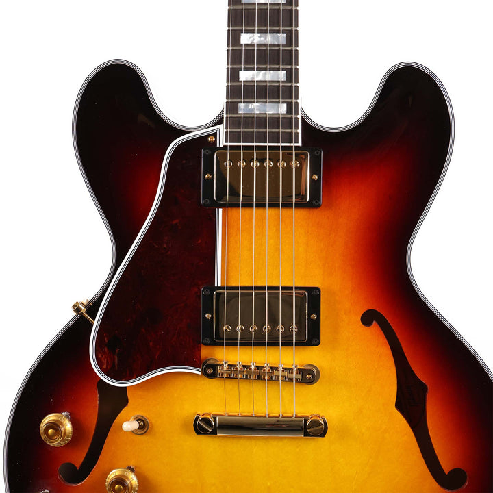 Gibson Custom Shop 1959 ES-355 Reissue Left-Handed Gloss Bourbon Burst