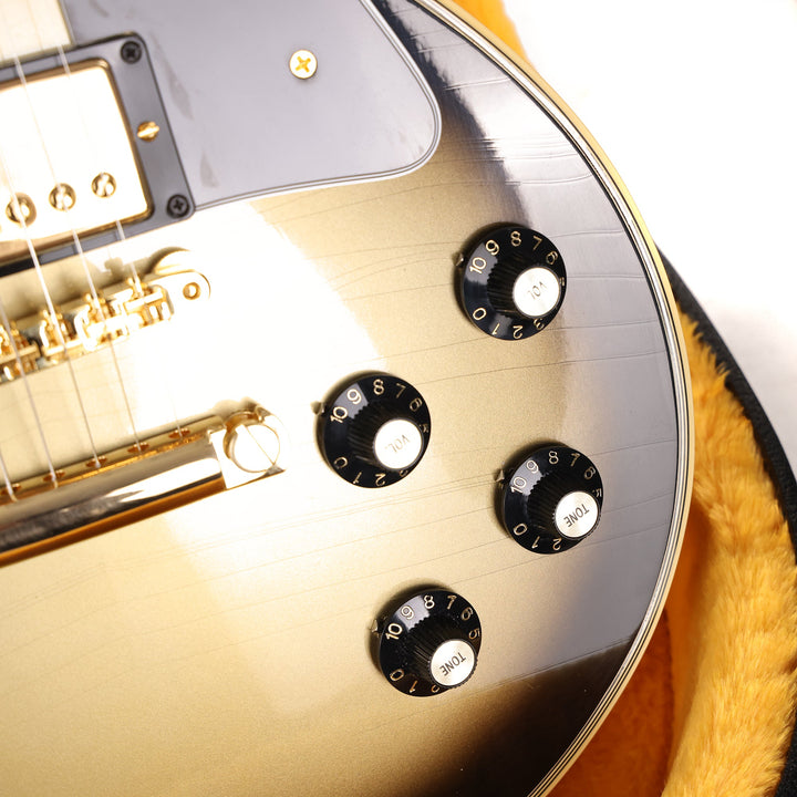 Gibson Custom Shop 1968 Les Paul Custom Silverburst Ultra Light Aged Gold Hardware