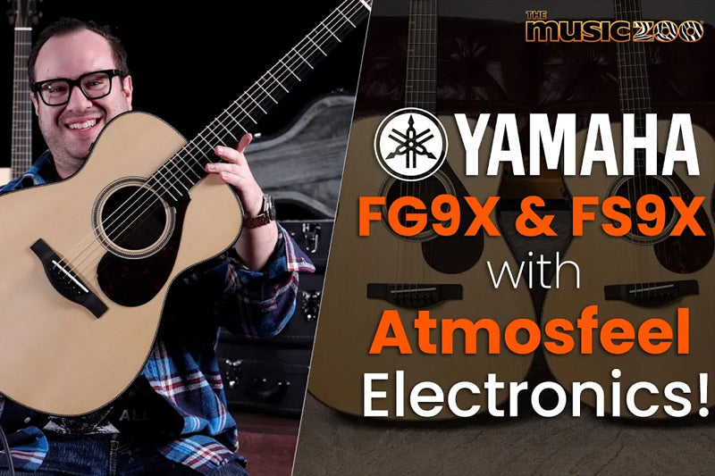 Yamaha Adds Atmosfeel Electronics to FG9 and FS9 Guitars! Watch our FG9X & FS9X demo video now!